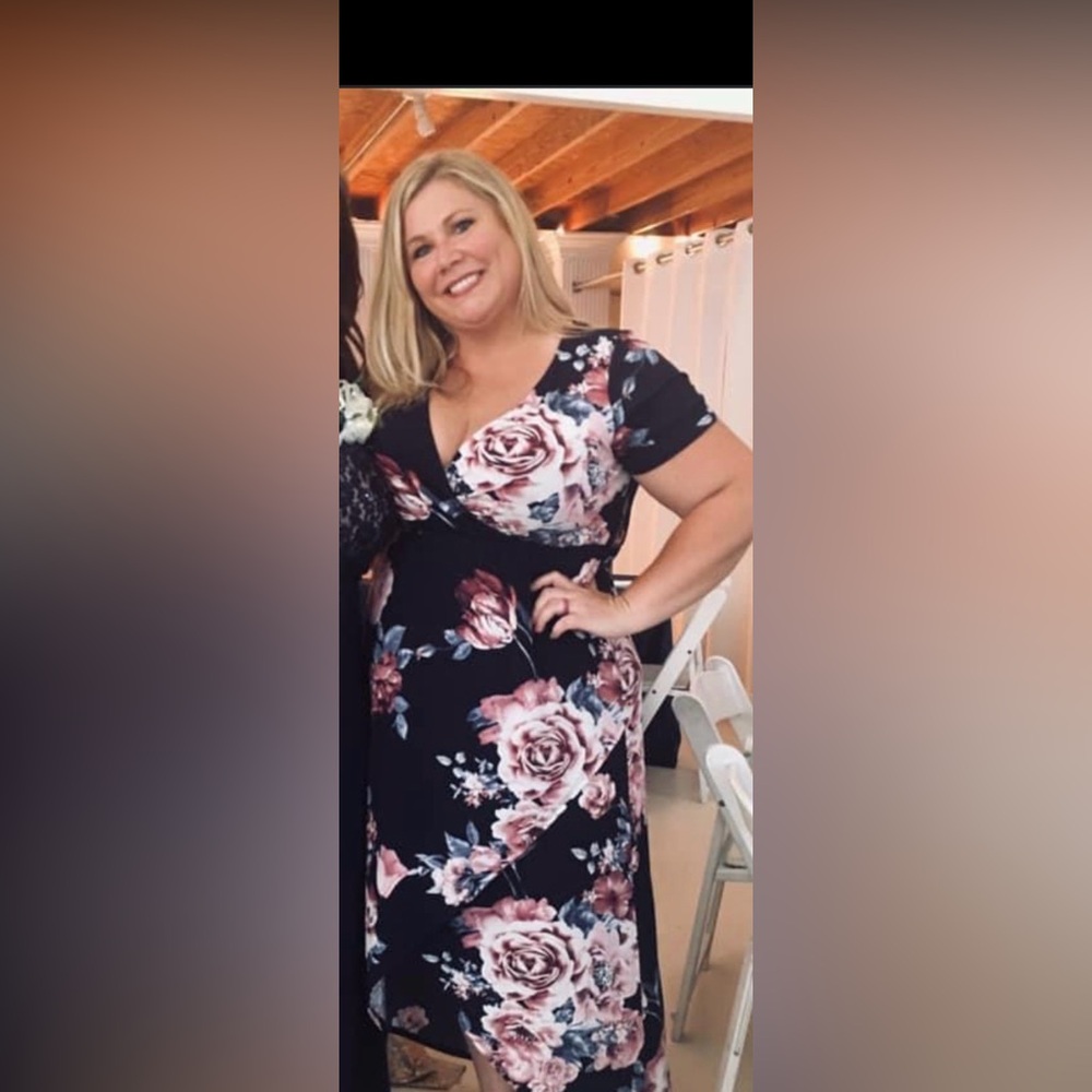 Floral Wrap Dress